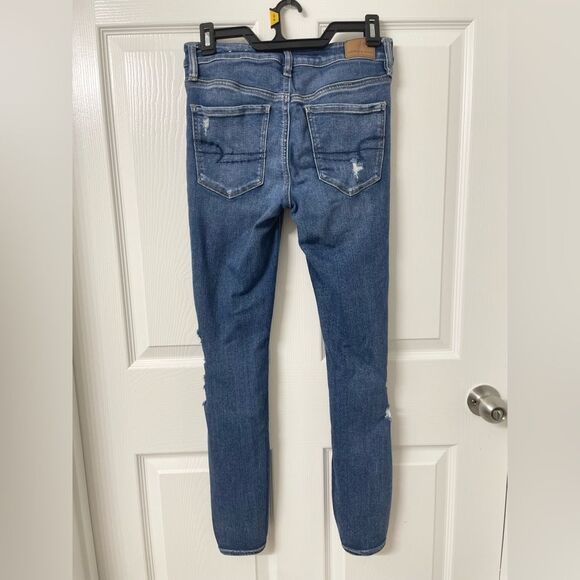 American Eagle Distressed Skinny Jeans – Size US 4 / Regular - Picture 4 of 6